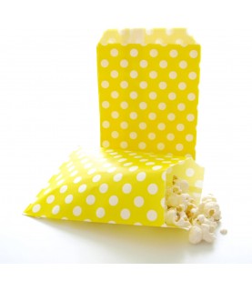 Yellow Dots Treat Bags