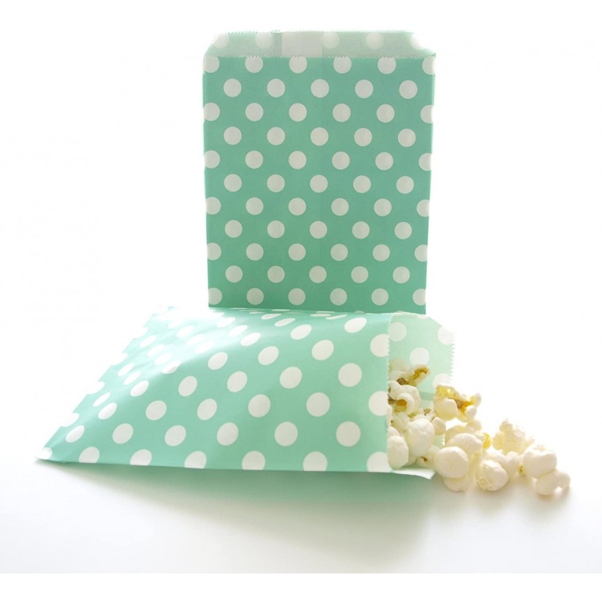 Mint Dots Treat Bags
