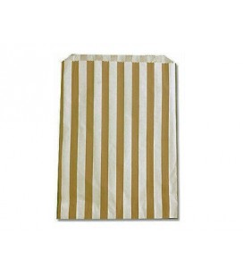 Gold  Stripes Treat Bags