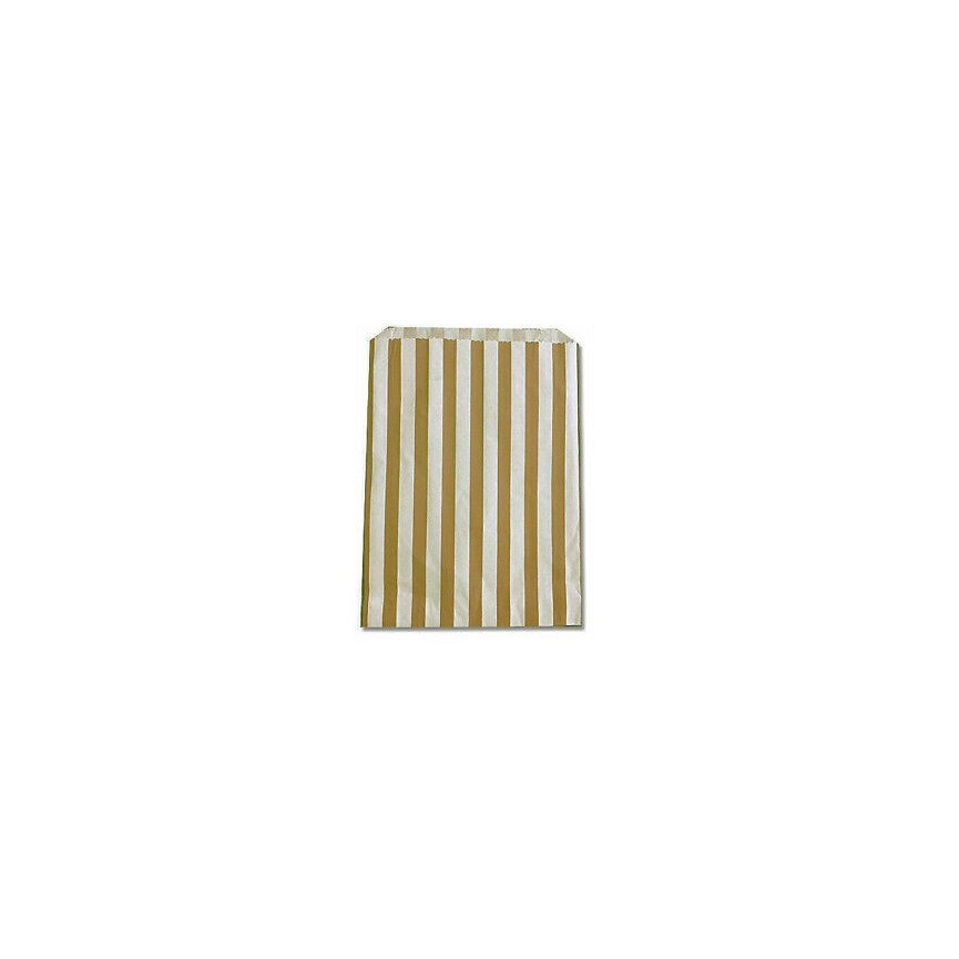 Gold  Stripes Treat Bags