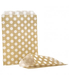 Gold Dots Treat Bags