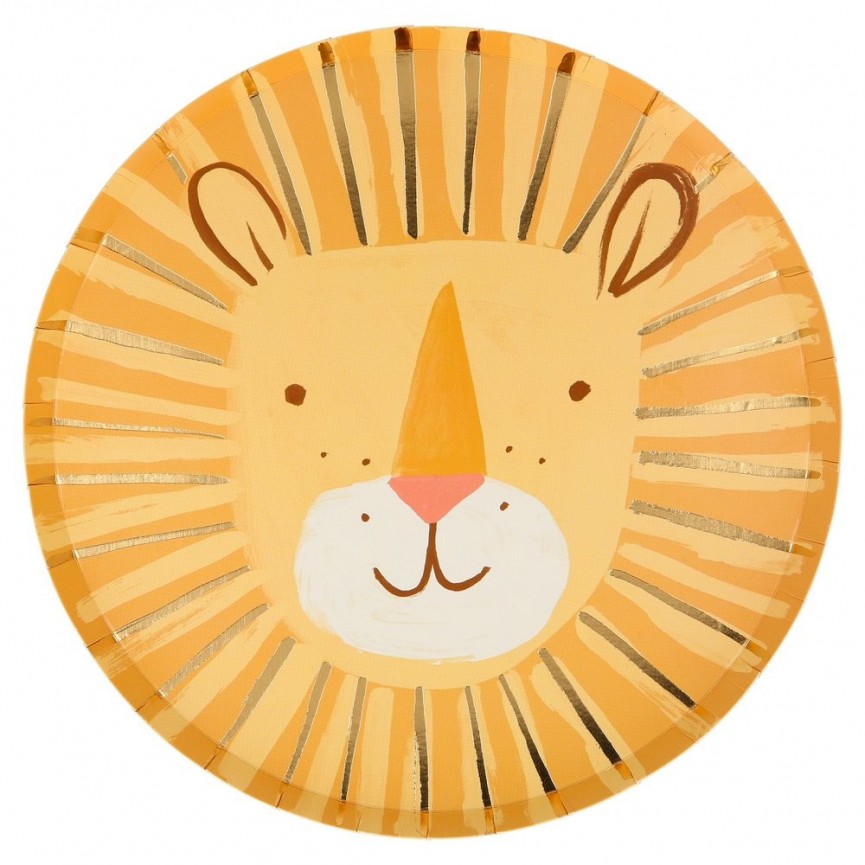 8 Lion Plates