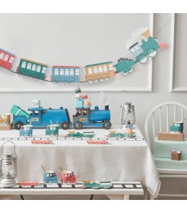 Assiettes Train