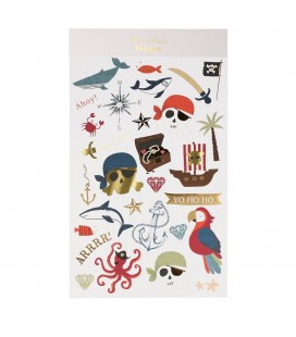 2 Pirate Tattoo Sheets