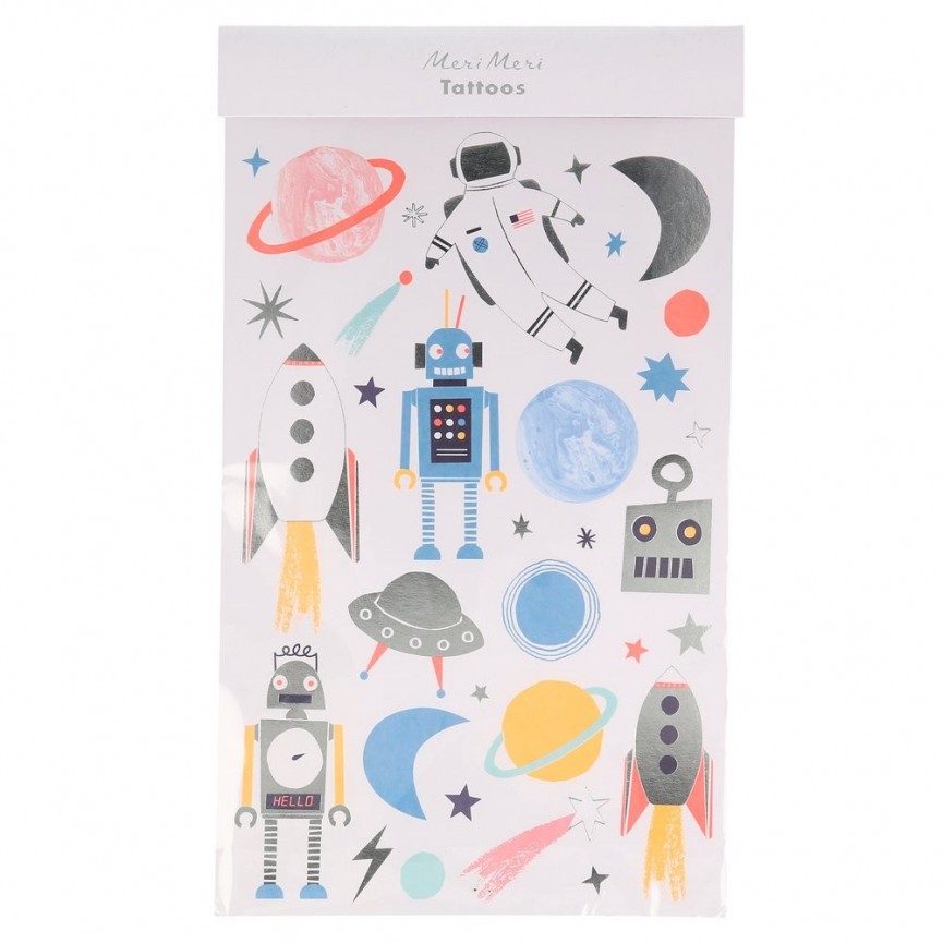2 Space Tattoo Sheets