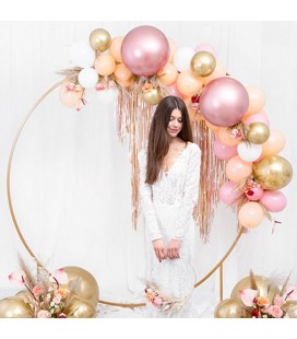 Pink Foil Fringe Party Curtain