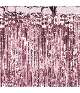 Rose Gold Foil Fringe Party Curtain