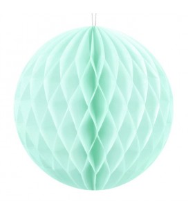 Small Mint Green Honeycomb Ball