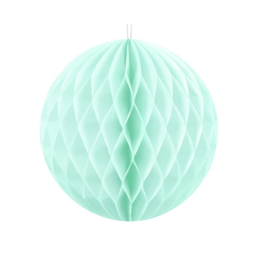 Small Mint Green Honeycomb Ball