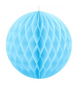 Petite Boule Alvéolée Bleu Clair