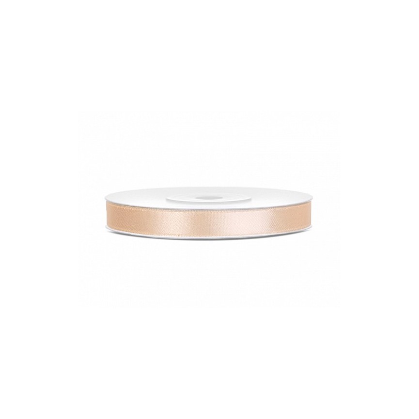 Ruban de Satin Crème 6mm/25m