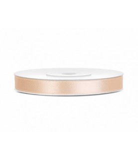 Ruban de Satin Crème 6mm/25m