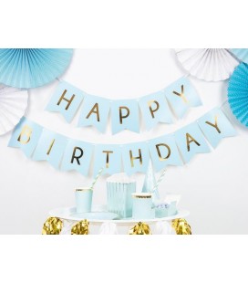 Guirlande Happy Birthday Rose DIY