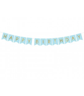 Guirlande Happy Birthday Rose DIY