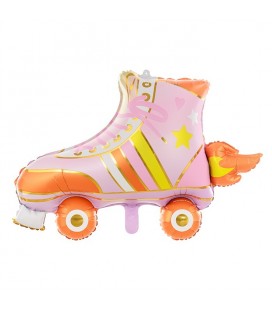 Roller Skate Foil Balloon - Flame