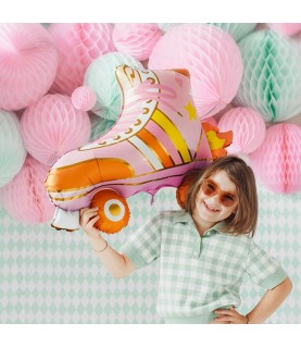 Roller Skate Foil Balloon - Flame