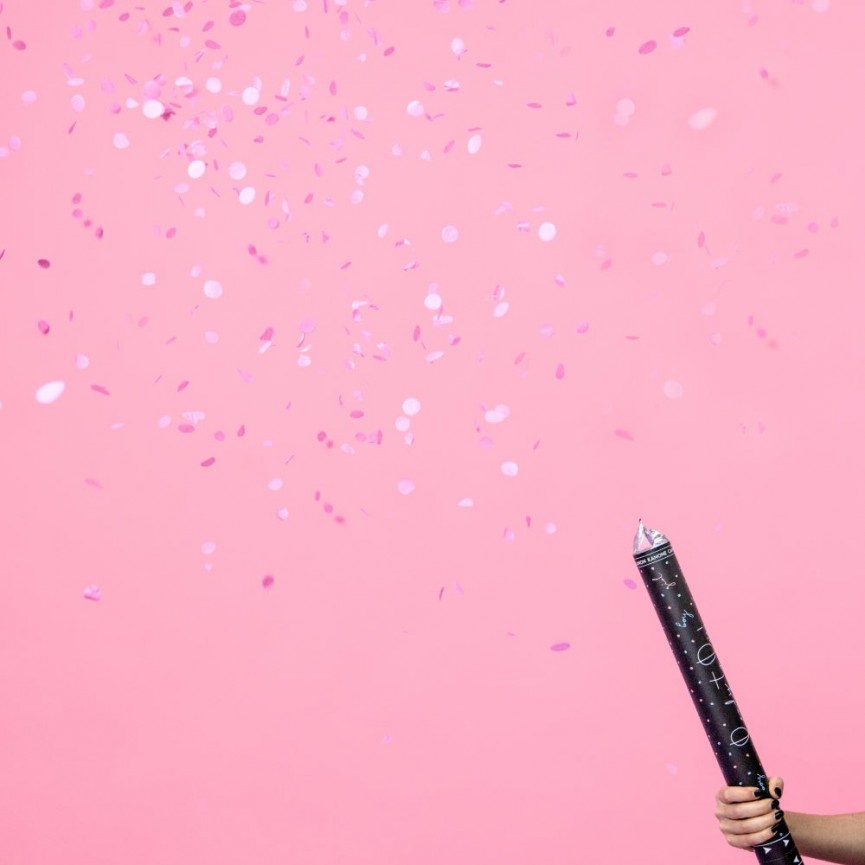 Gender Reveal Confetti Popper - Pink