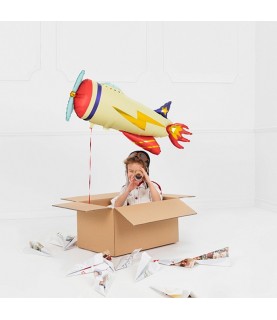 Ballon Aluminium Avion - Flame