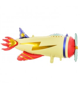 Plane Foil Balloon - Flame