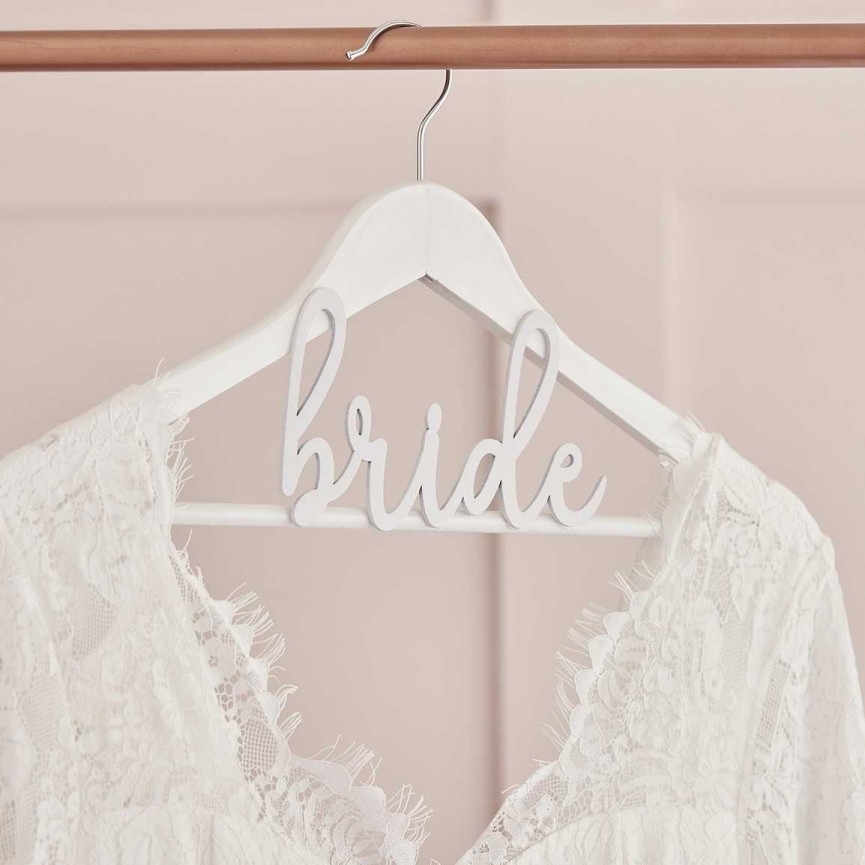 Cintre de Mariée en Bois blanc