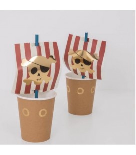 Pirates Party Cups - Meri Meri