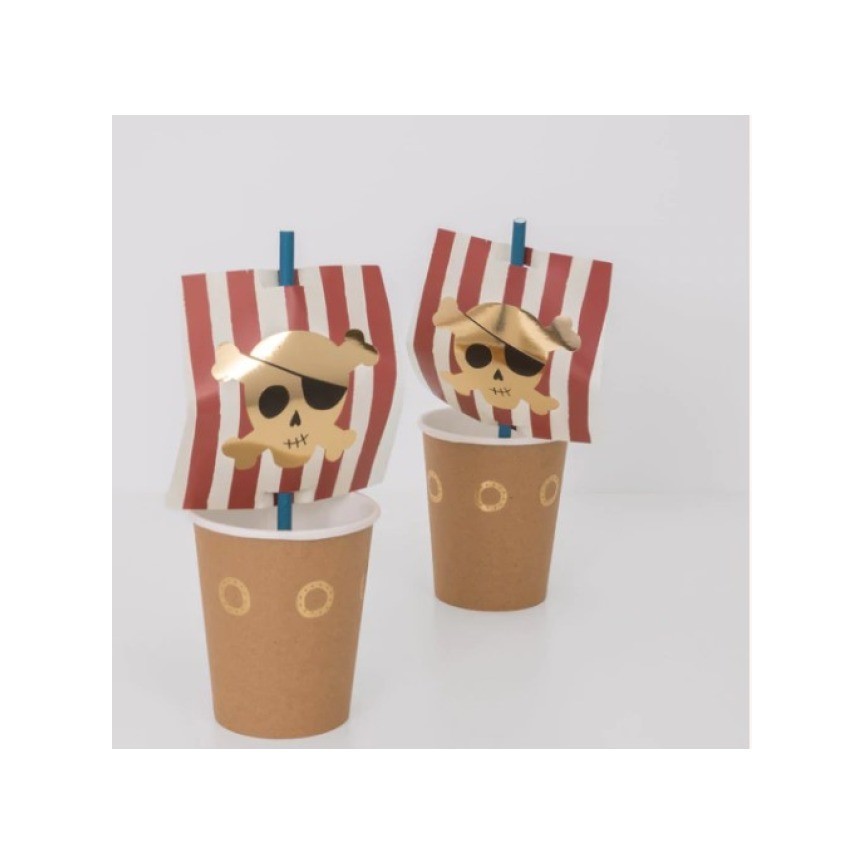 Pirates Party Cups - Meri Meri