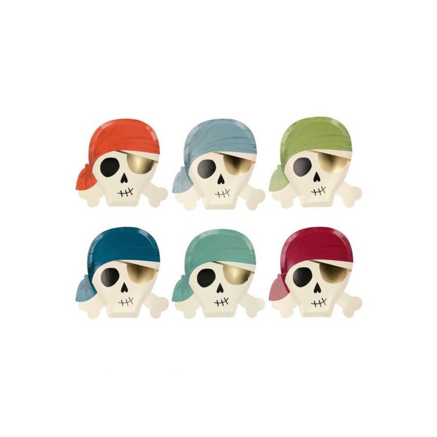 Assiettes Pirates - Meri Meri Assiettes Pirates - Meri Meri