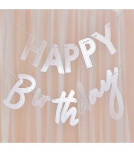 Guirlande en Acrylique Happy Birthday