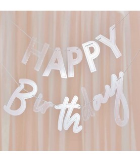 Guirlande en Acrylique Happy Birthday