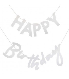 Guirlande en Acrylique Happy Birthday
