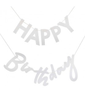 Acrylic Happy Birthday Bunting