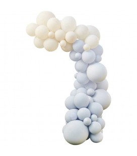 Blue & Nude Balloon Arch Kit
