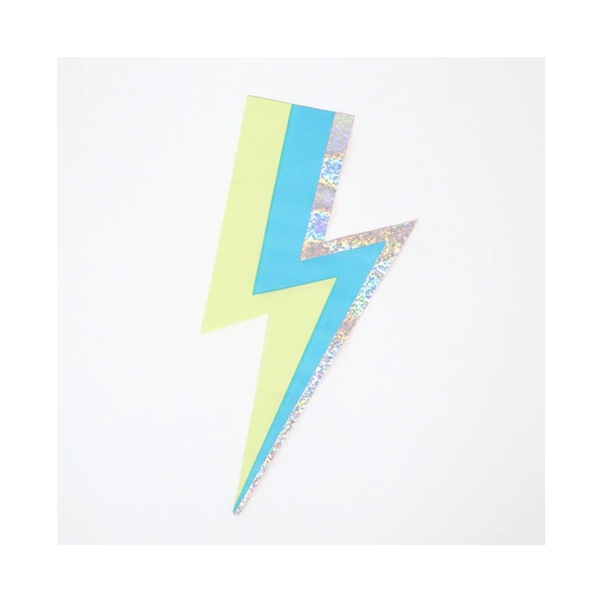 Superhero Lightning Bolt Napkins Meri Meri