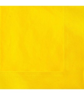20 Yellow Lunch Napkins