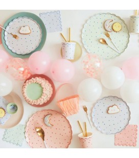 16 Star Pattern Large Napkins