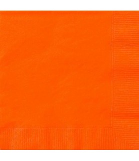 20 Grandes Serviettes Orange