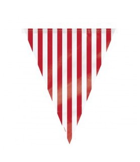 Red Stripe Flag Banner