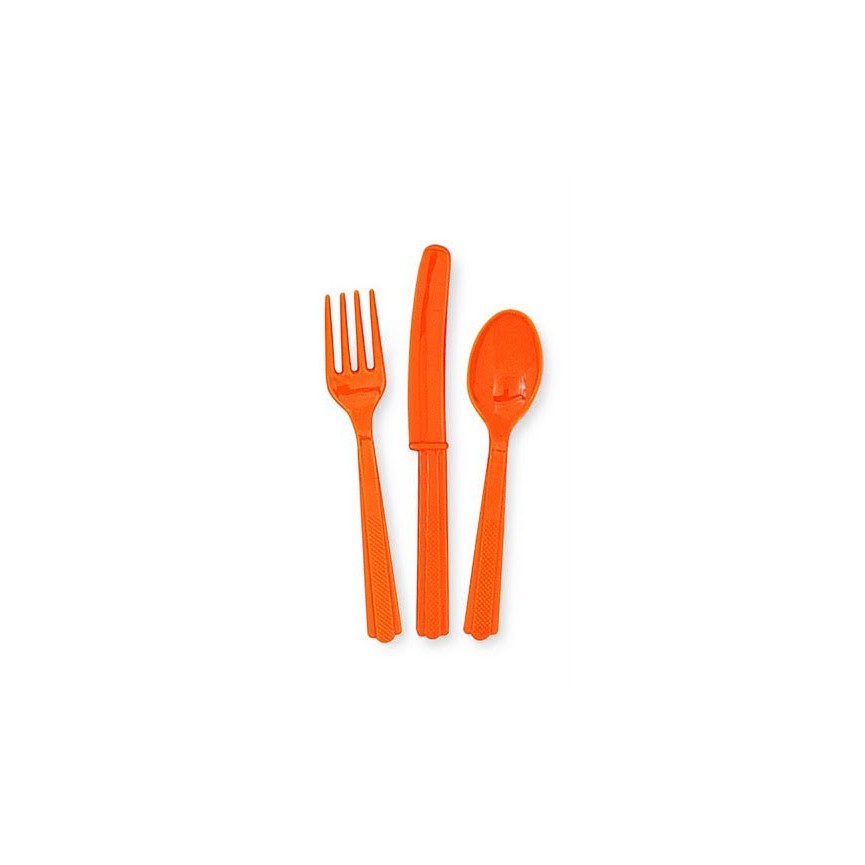 18 Couverts Orange 18 Couverts Orange