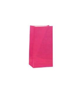 12 Pochettes Cadeaux Papier Magenta