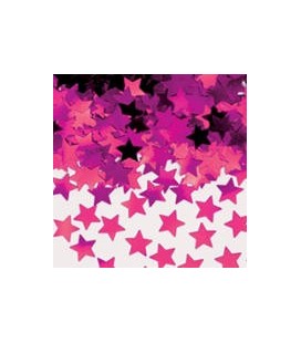 Pink Star Confetti