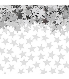 Silver Star Confetti
