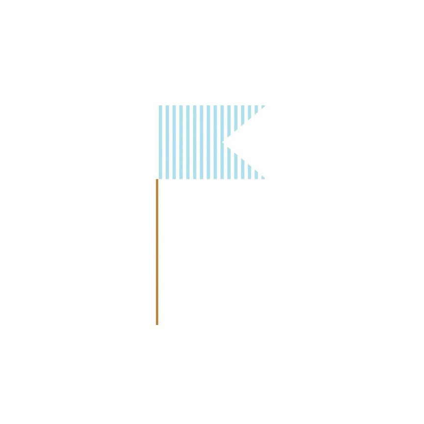 Baby Blue Flag Picks
