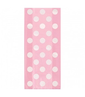 20 Pink Polka Dots Cello Bags