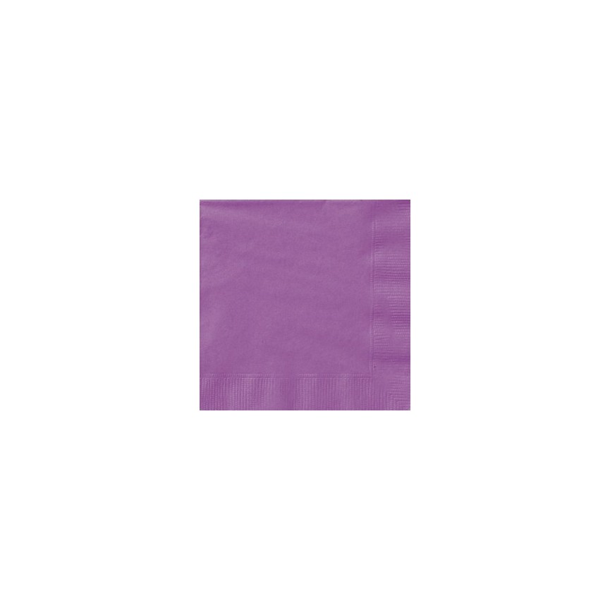 20 Pretty Purple Lunch Napkins