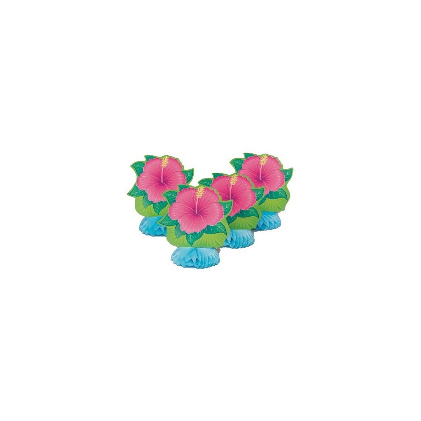 4 Tropical Bloom Decorations