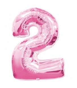 Pink Mylar Ballon Number 2