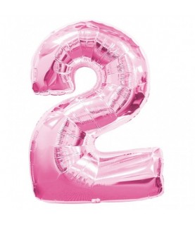 Pink Mylar Ballon Number 2