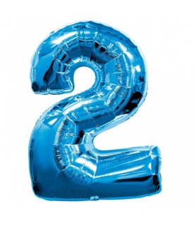 Blue Mylar Ballon Number 2