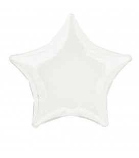 White Star Mylar Balloon
