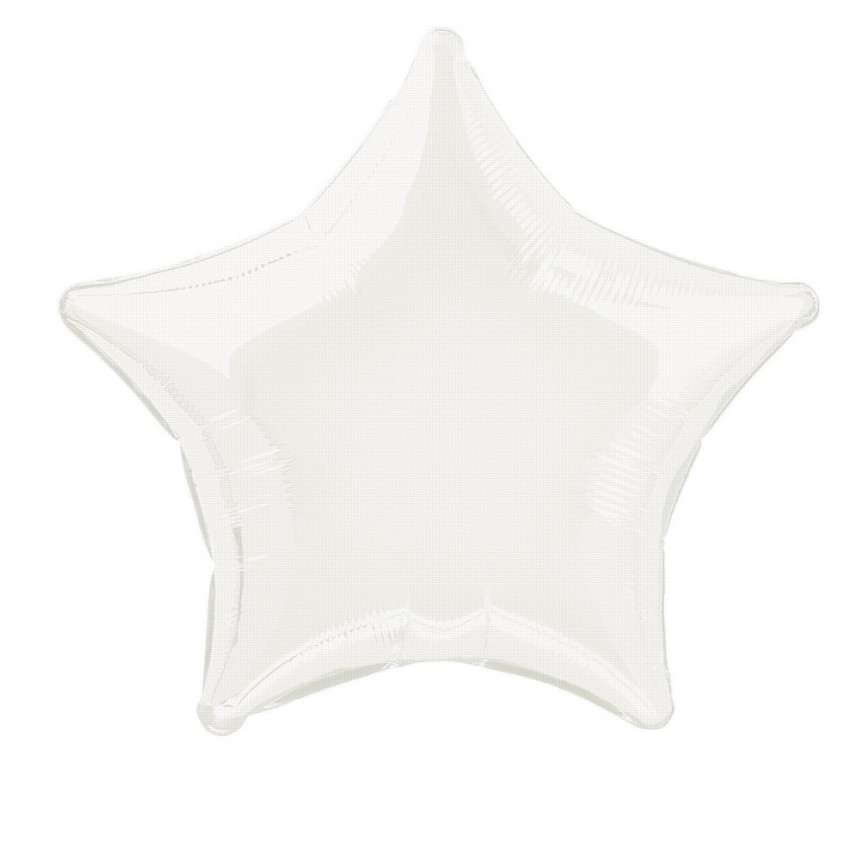 Ballon Mylar Etoile Blanc Ballon Mylar Etoile Blanc